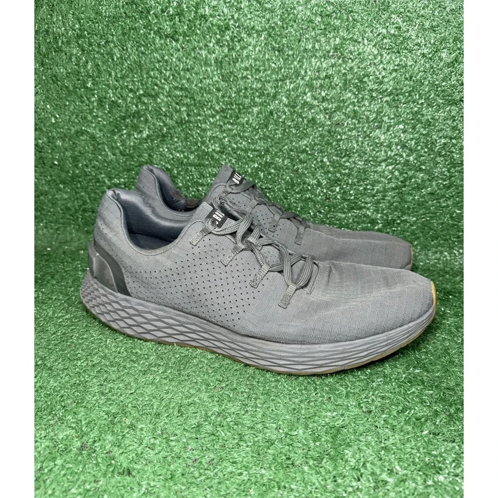 NOBULL Men Size 12 Ripstop Runner Athletic Sneaker Grey‎ Running Walking Shoes